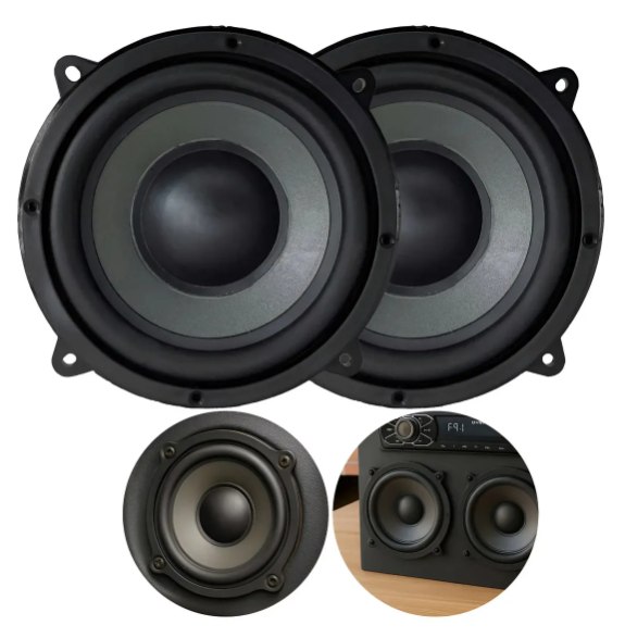 Alto-falantes Orion Mid-Bass 4 polegadas e exemplos de aplicação