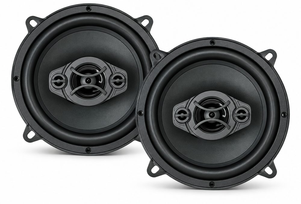 Par de alto-falantes Orion Quadriaxial 5 polegadas pretos