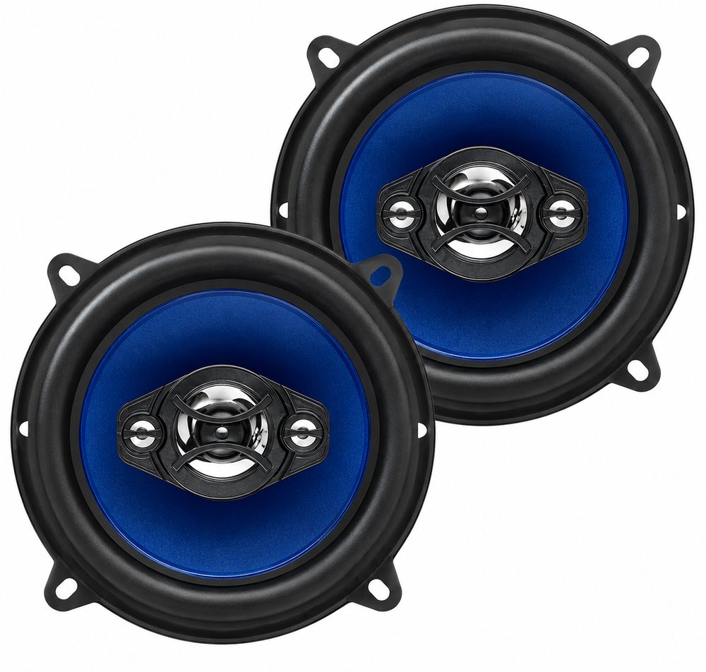 Par de alto-falantes Orion Quadriaxial 5 polegadas com cone azul