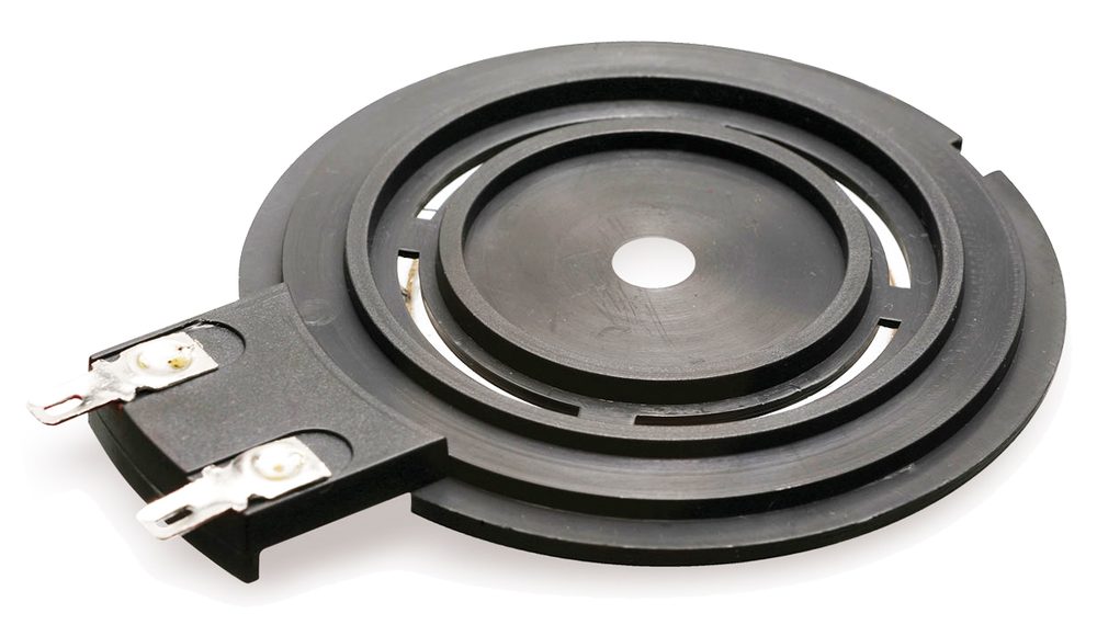 Reparo de super tweeter Orion TSR4200, com diafragma e terminais de ligação